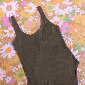 Olive Body Suit